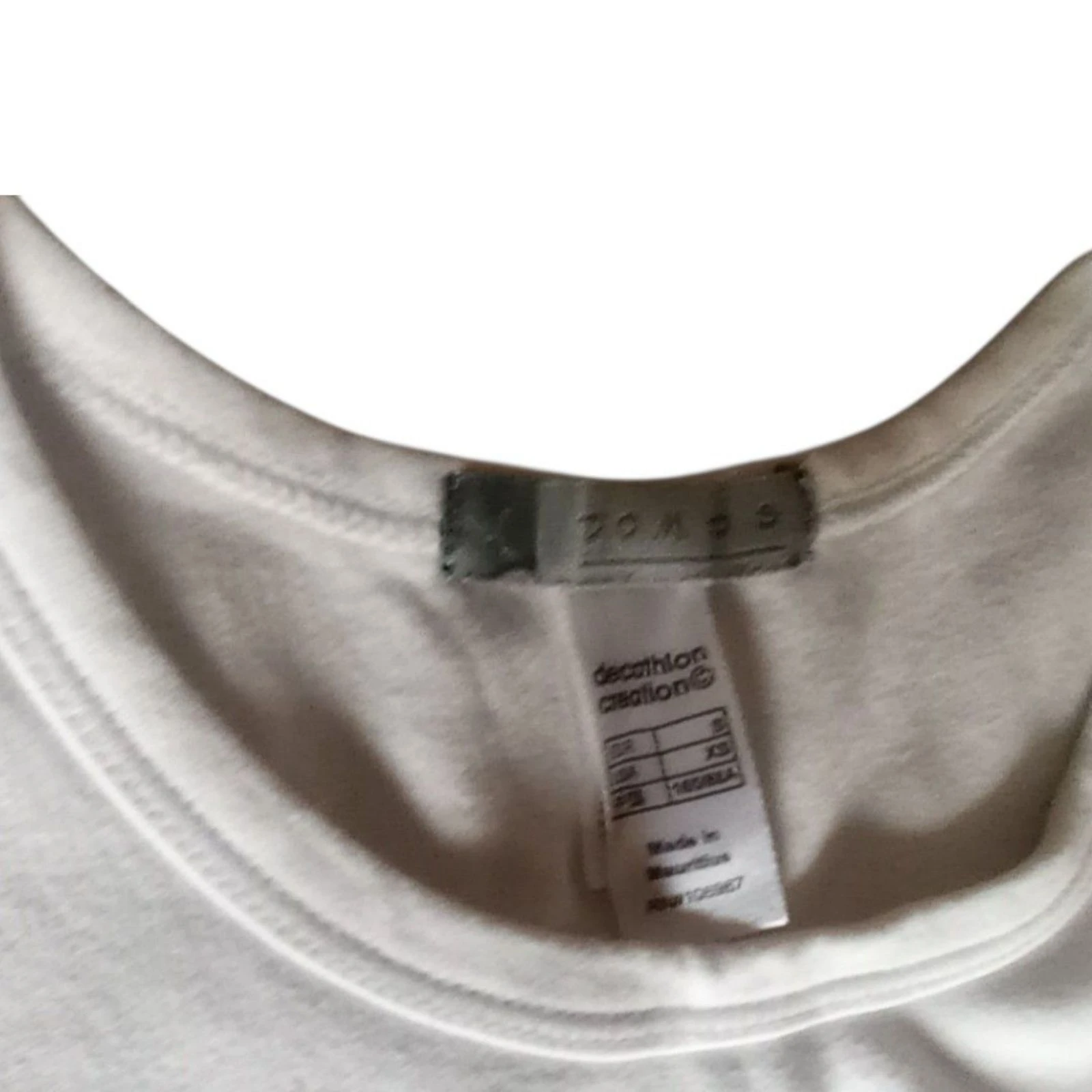 Débardeur branco Domyos tamanho P muito bom estado – photo 4